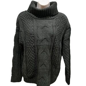 Chenille cowl neck sweater NWT